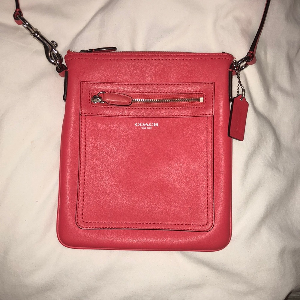 Coral Crossbody Coach Purse